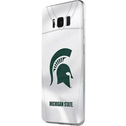 Michigan State University White Jersey Galaxy S8 Plus Skin